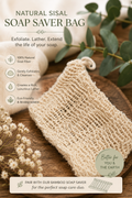 Natural Sisal Soap Saver Bag