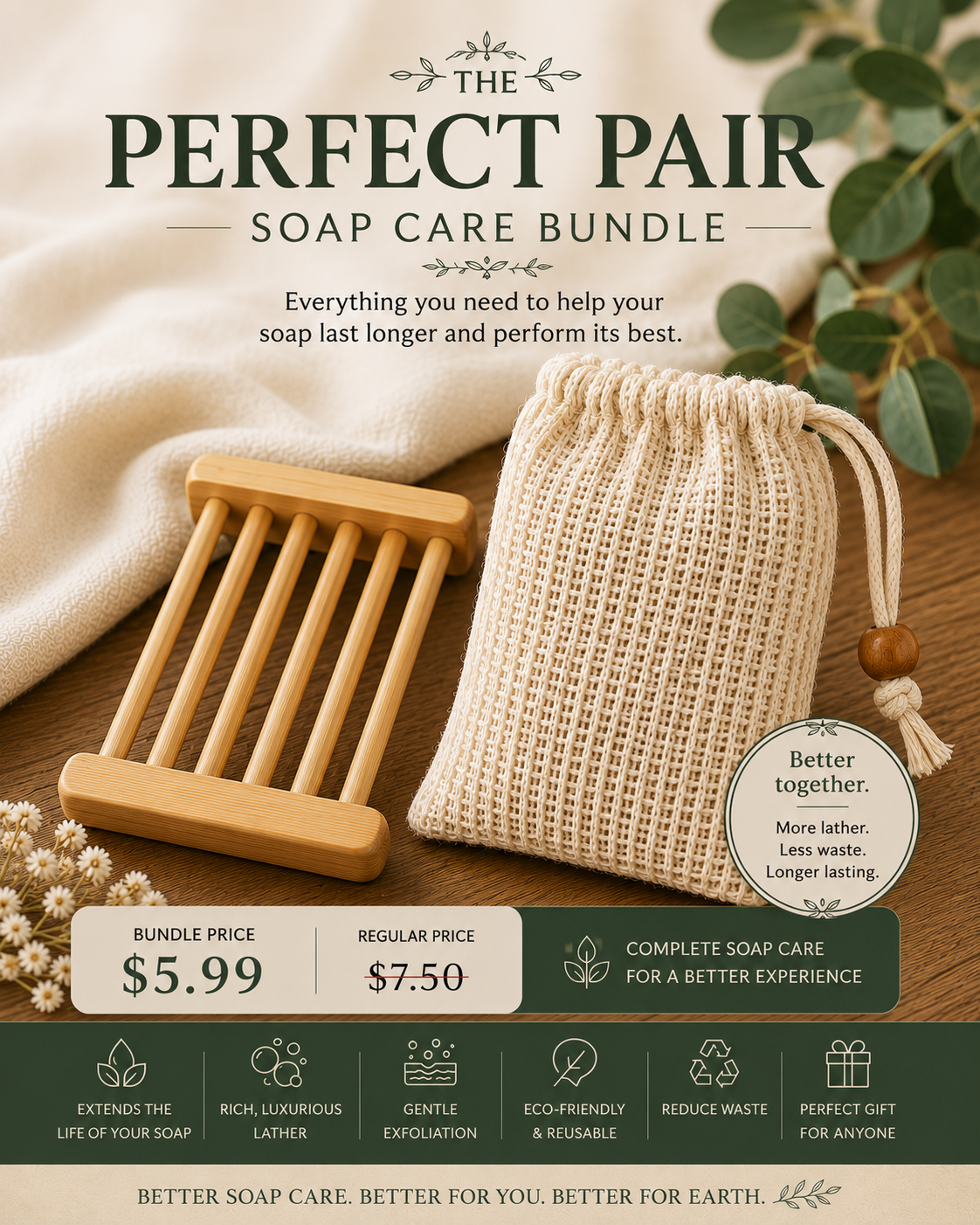 The Perfect Pair – Soap Care Bundle